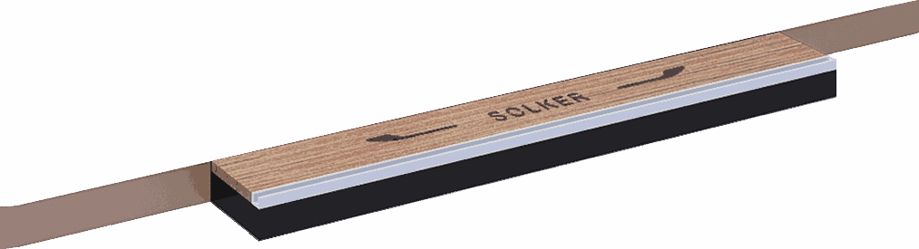 Burmese pomelo solid wood Champagne Gold - SOLKER