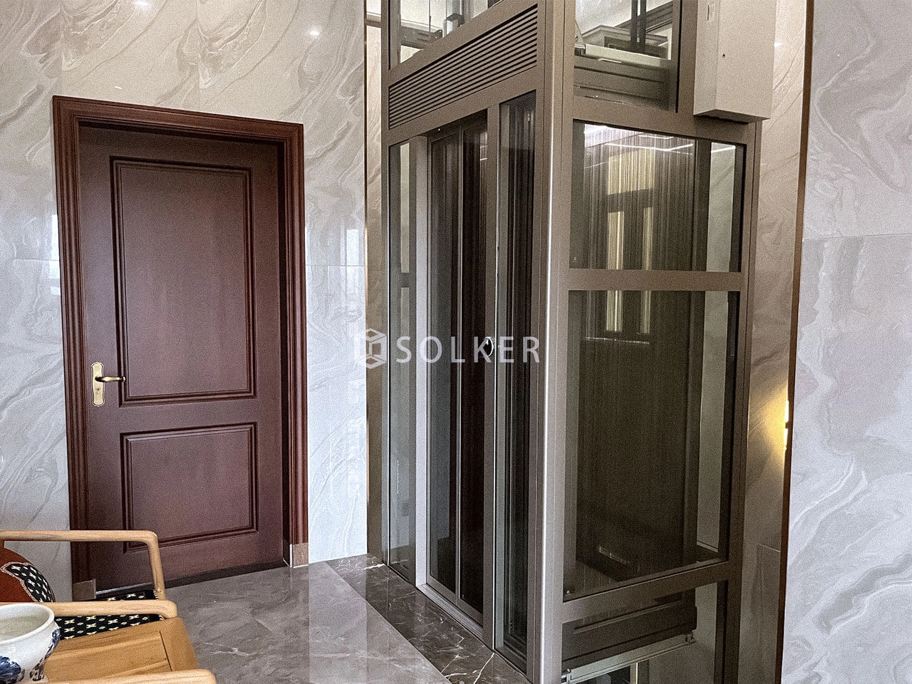 elevator in villa - SOLKER