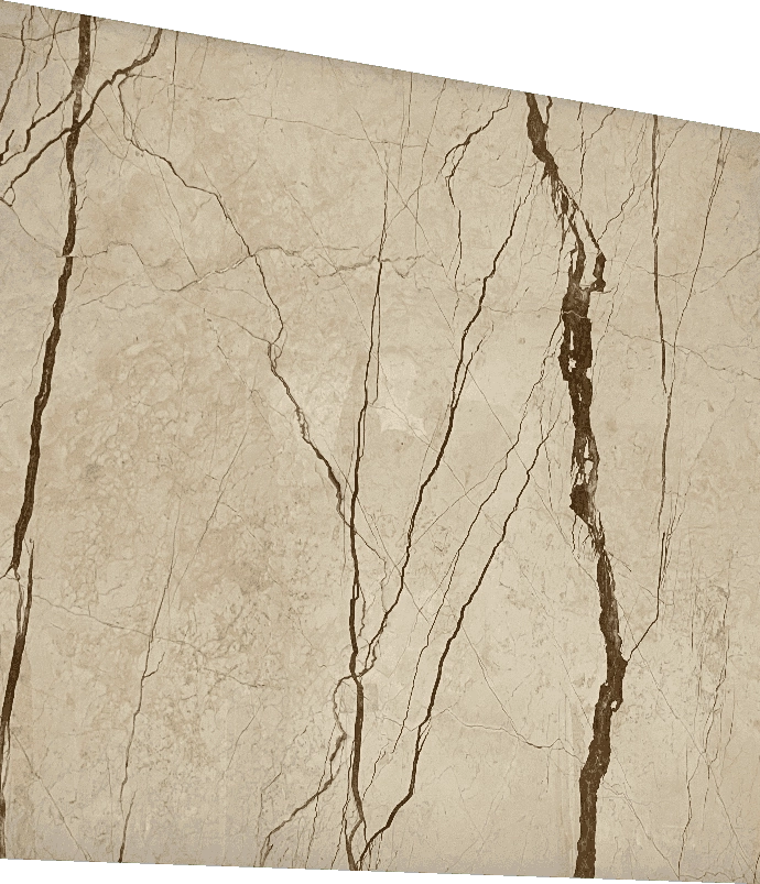 Golden Leaf Beige Honeycomb Marble - SOLKER