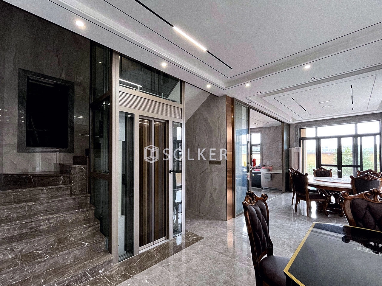 indoor-home-villa-elevator - SOLKER indoor home villa elevator - SOLKER