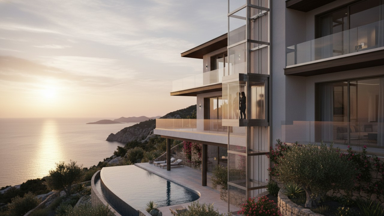 Outdoor Elevator for villa