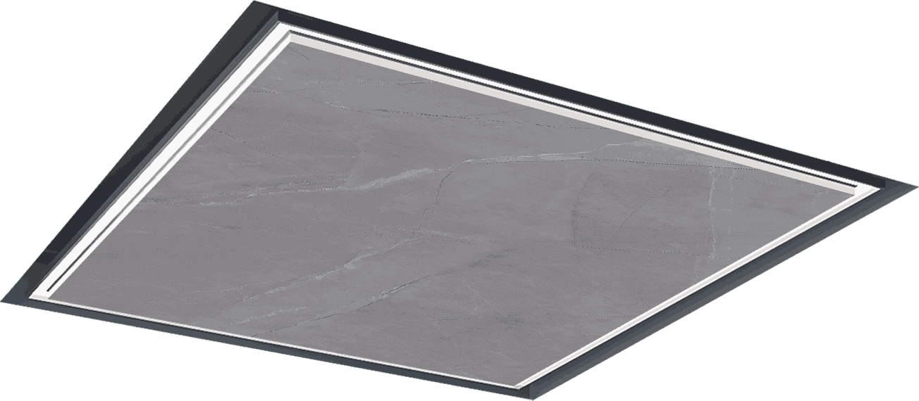 Suspended Armani Gray Composite Rock Panel (Agate Gray) - SOLKER