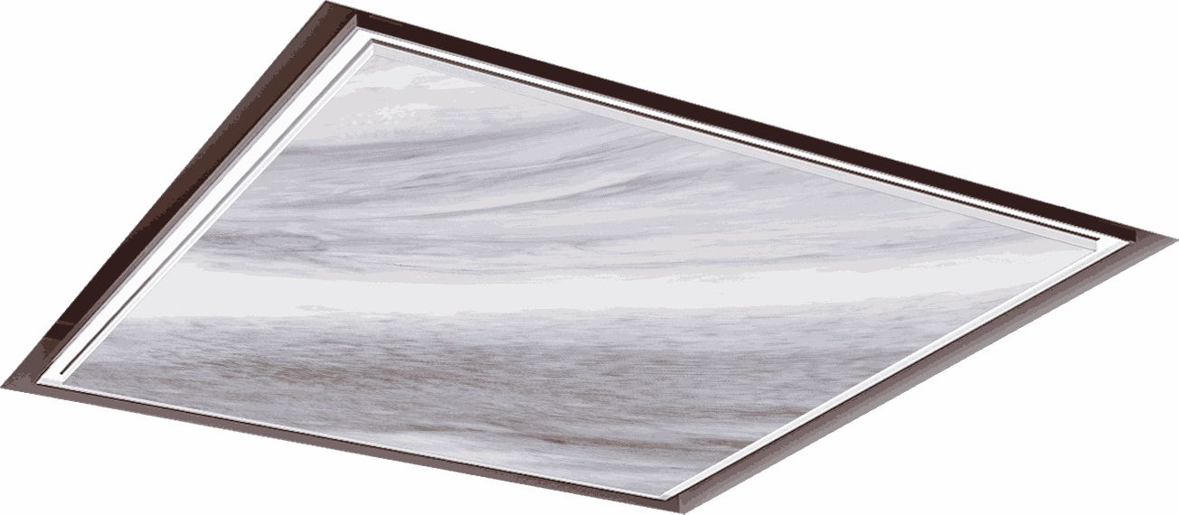 Suspended blue gold sand composite rock slab (Champagne Gold) - SOLKER