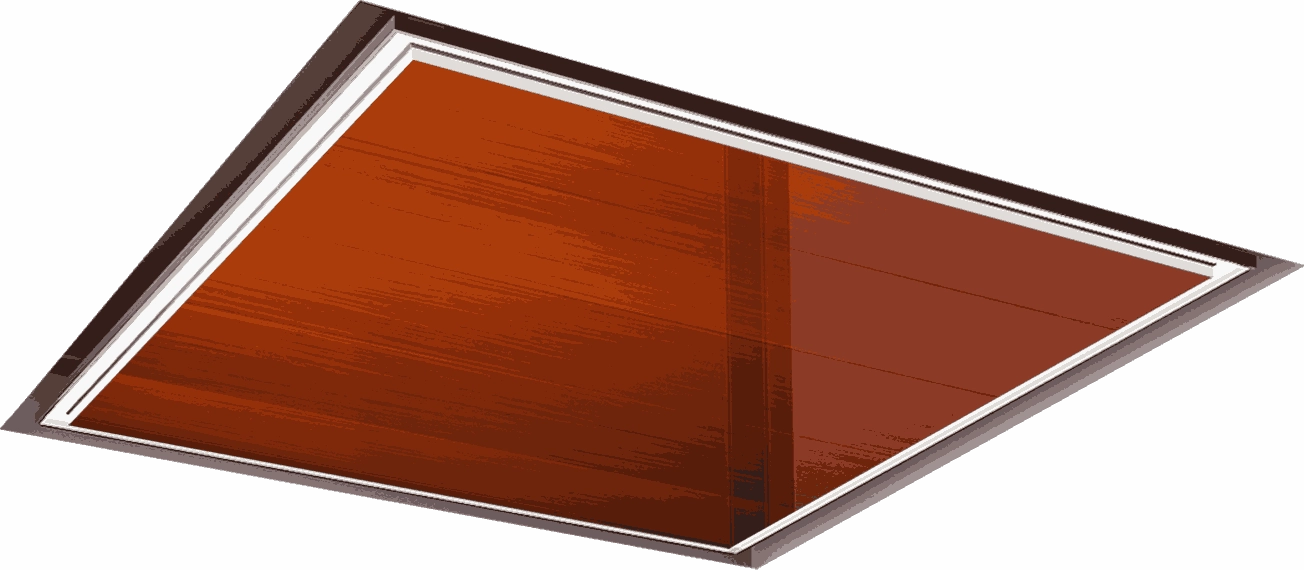 Suspended imported teak solid wood (Champagne Gold) - SOLKER