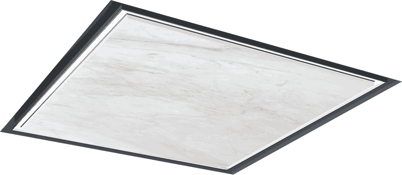Suspended Jazz White Honeycomb Marble (Agate Gray) - SOLKER