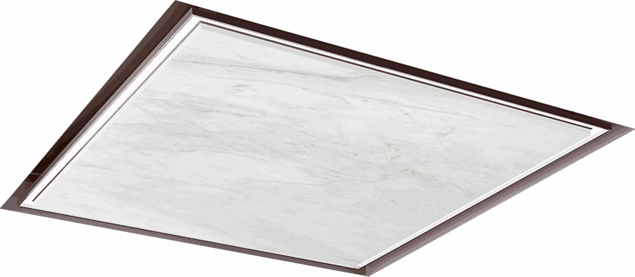 Suspended Jazz White Honeycomb Marble(Champagne Gold) - SOLKER
