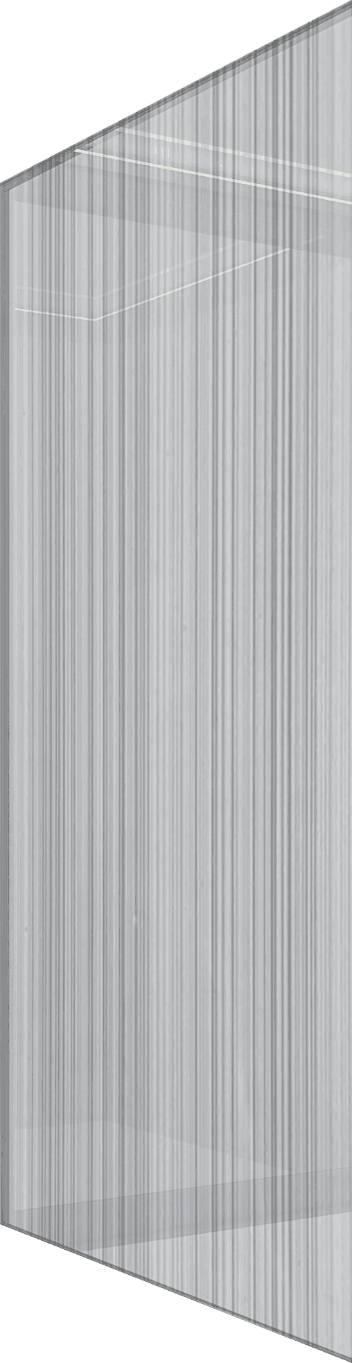 Tempered laminated black silver-thread transparent glass - SOLKER