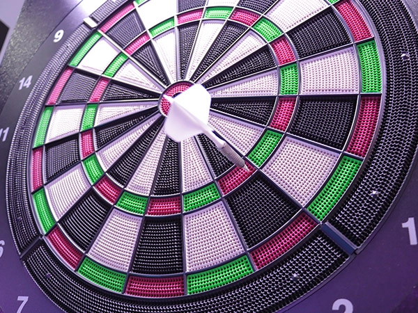 WillDarts - 1. Tampilan papan dart WillDarts - 1. Tampilan papan dart