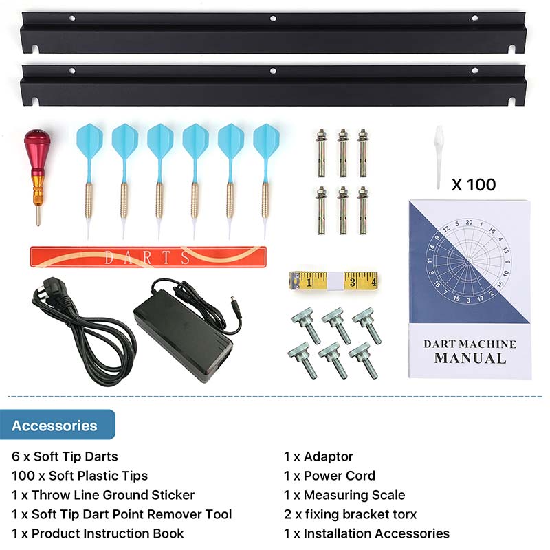 dart board arcade machine parts