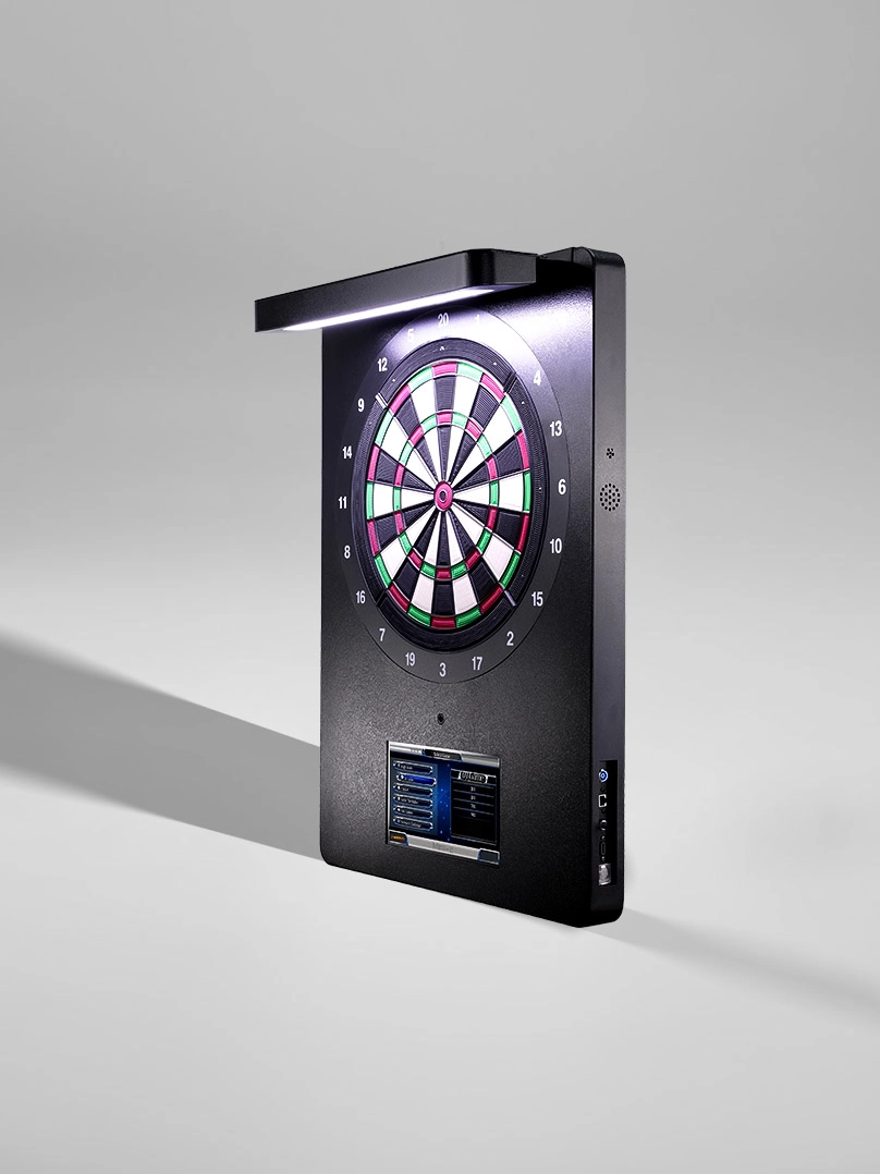 Electronic Coin Operated Touch Screen Wall Mount Dart Board for Commercial & Home Use