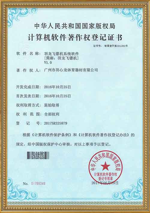 Electronic Dart Machines for sale Software patent certificate