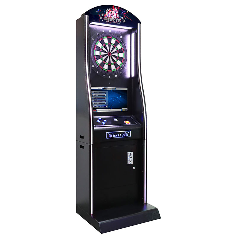 Coin operated arcade dart boards game machine_