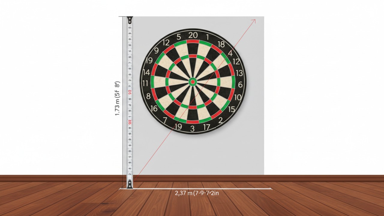 dartboard height
