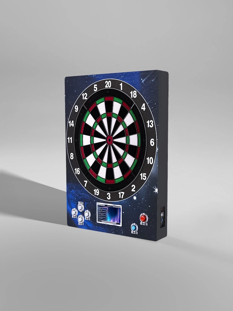 Mini1 Electronic Dart Board Set Soft Tip Wall-Mount Dartboard Machine with Digital Scoreboard for Adults Party Bar Club