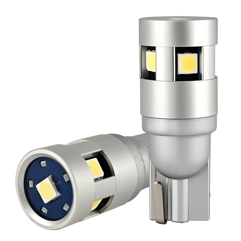Close-up of two silver t10 led bulb. - CARNEON