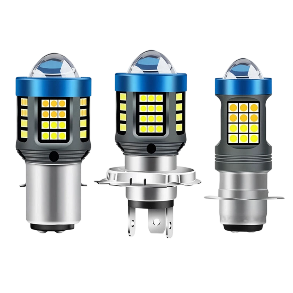 EVI-H4 P15D 10W 1200LM BA20D - 66SMD 3030 Motorcycle LED1 - CARNEON