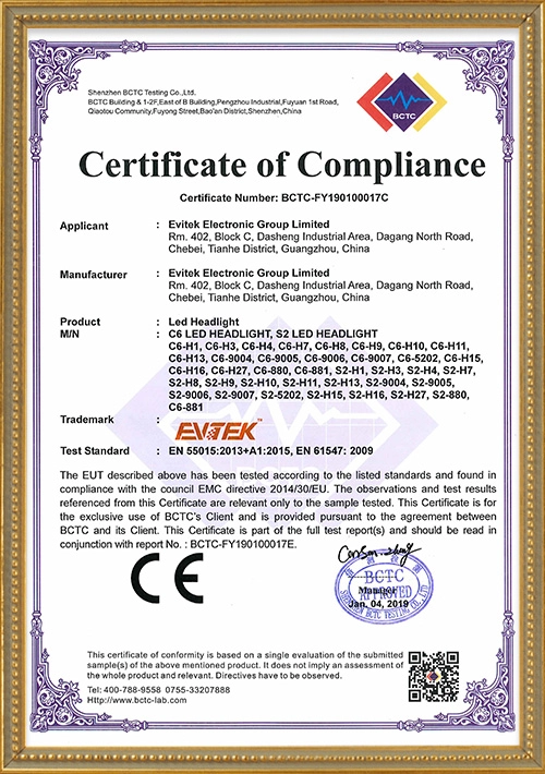 RoHS-Certificate - CARNEON