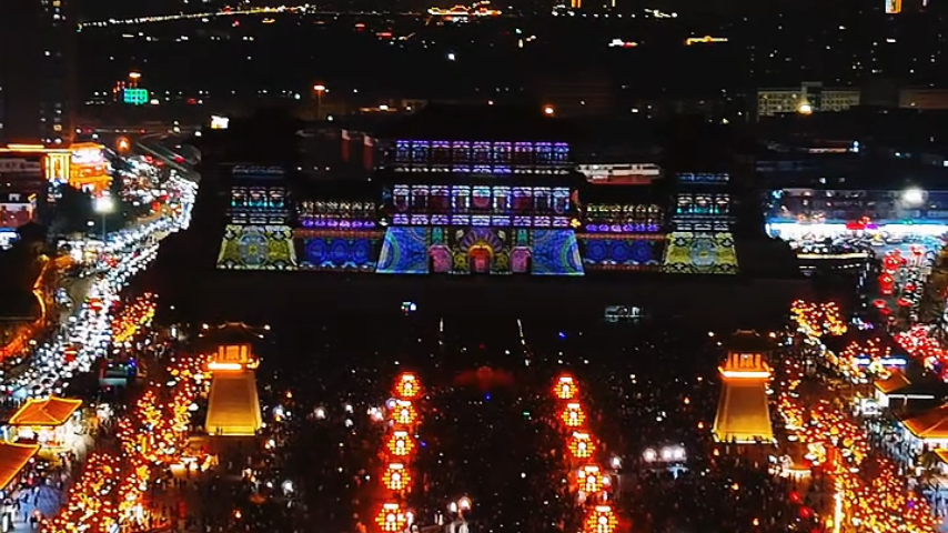 The Yingtianmen Light Show at the Sui-Tang Luoyang City (3) The Yingtianmen Light Show at the Sui-Tang Luoyang City (3)