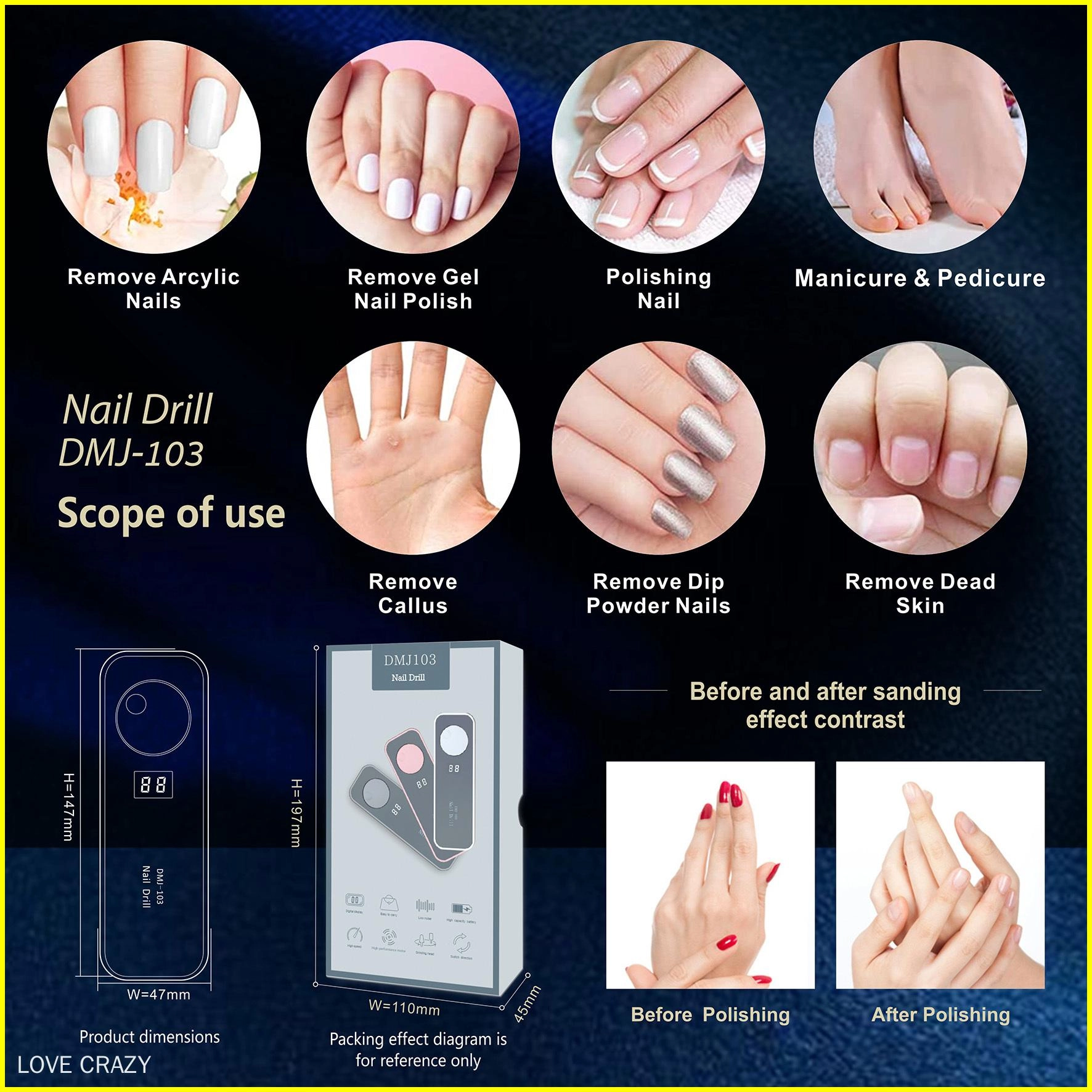 Sleek Nail Drill - LOVE CRAZY