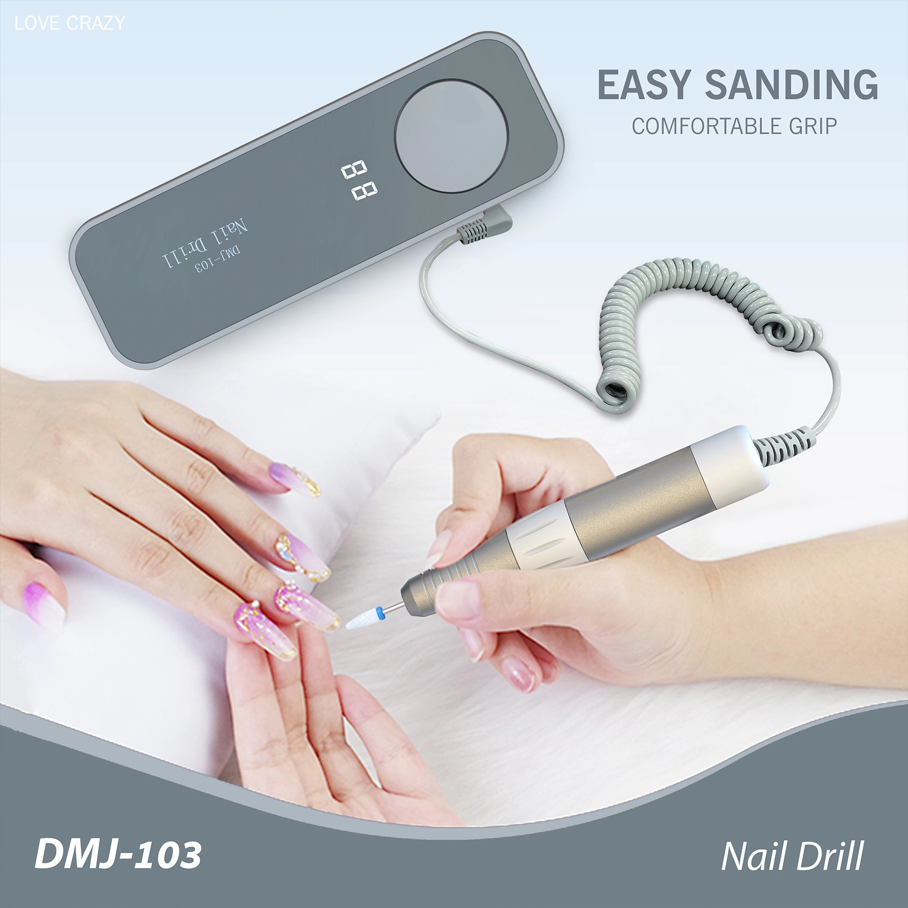 Mini Nail Drill - LOVE CRAZY