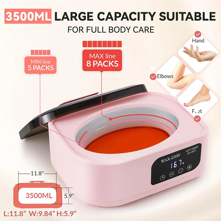 High-Efficiency Single Pot Wax Heater with Digital Timer - LOVE CRAZY