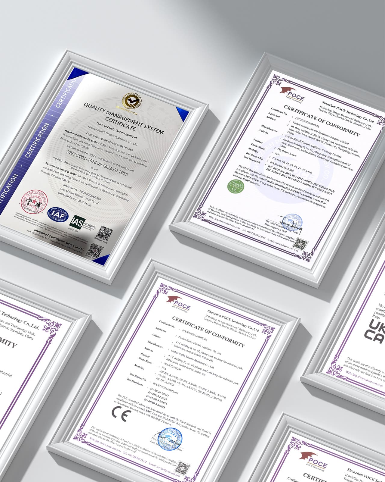 certificates