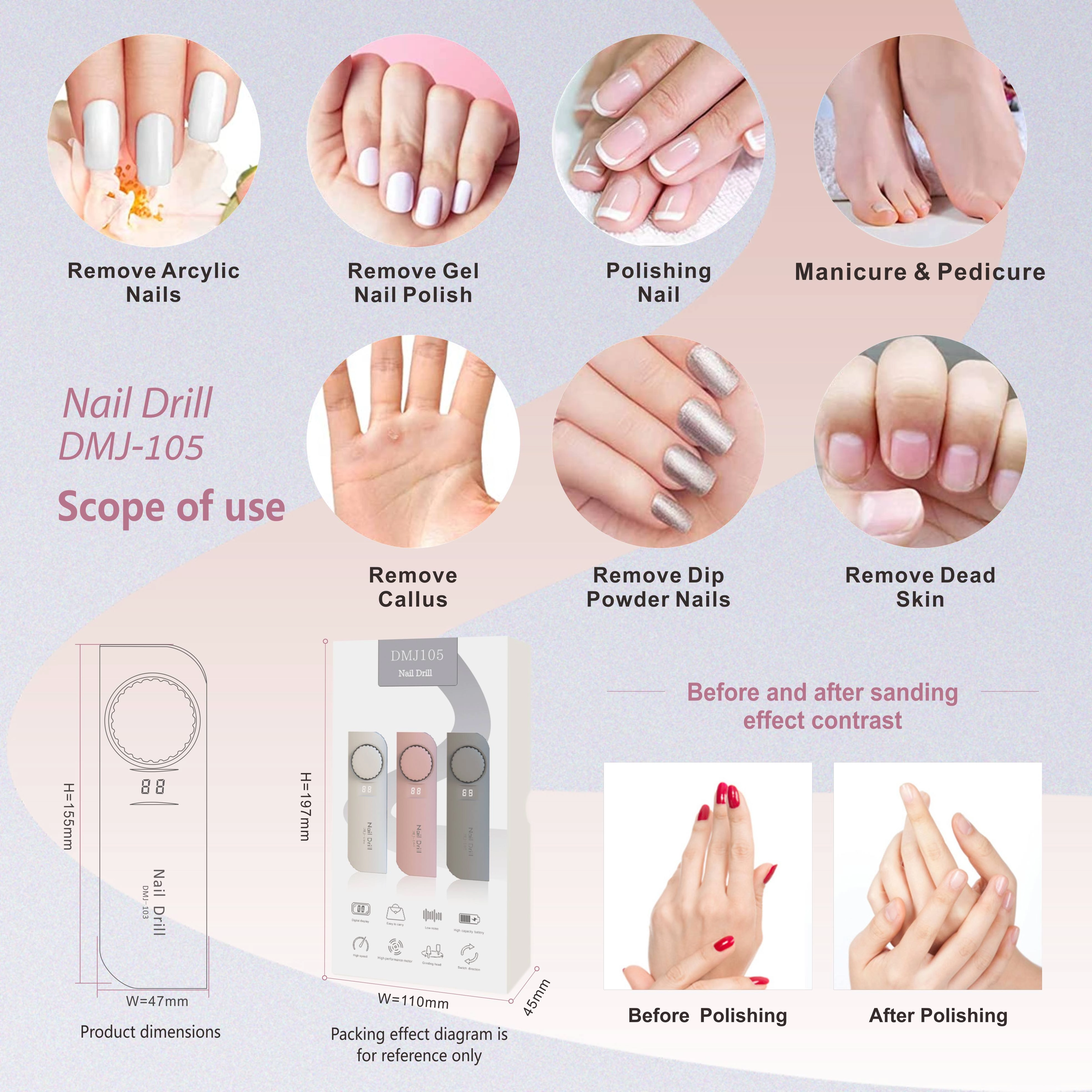 Professional Electric Nail Drill - LOVE CRAZY