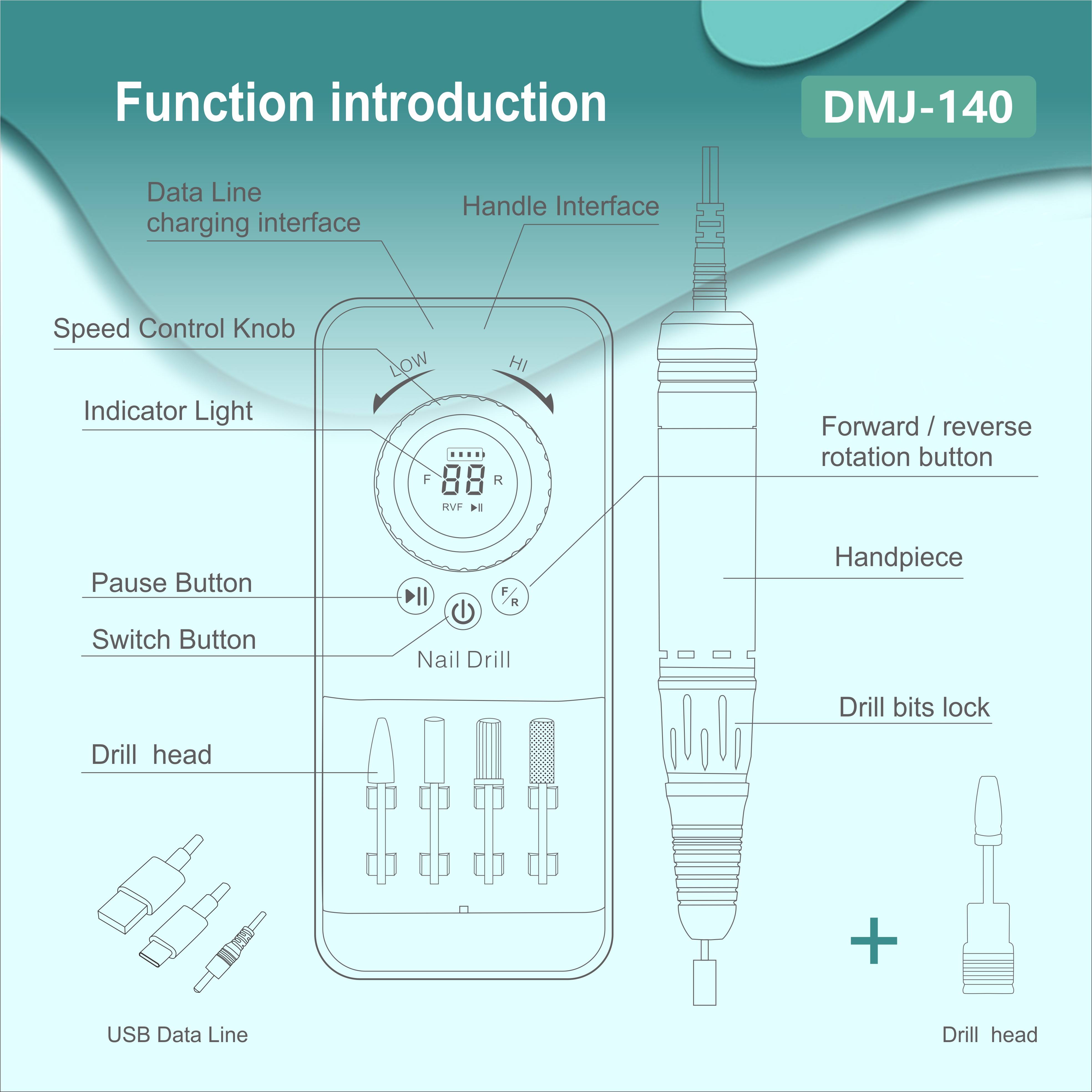 manicure pedicure nail drill