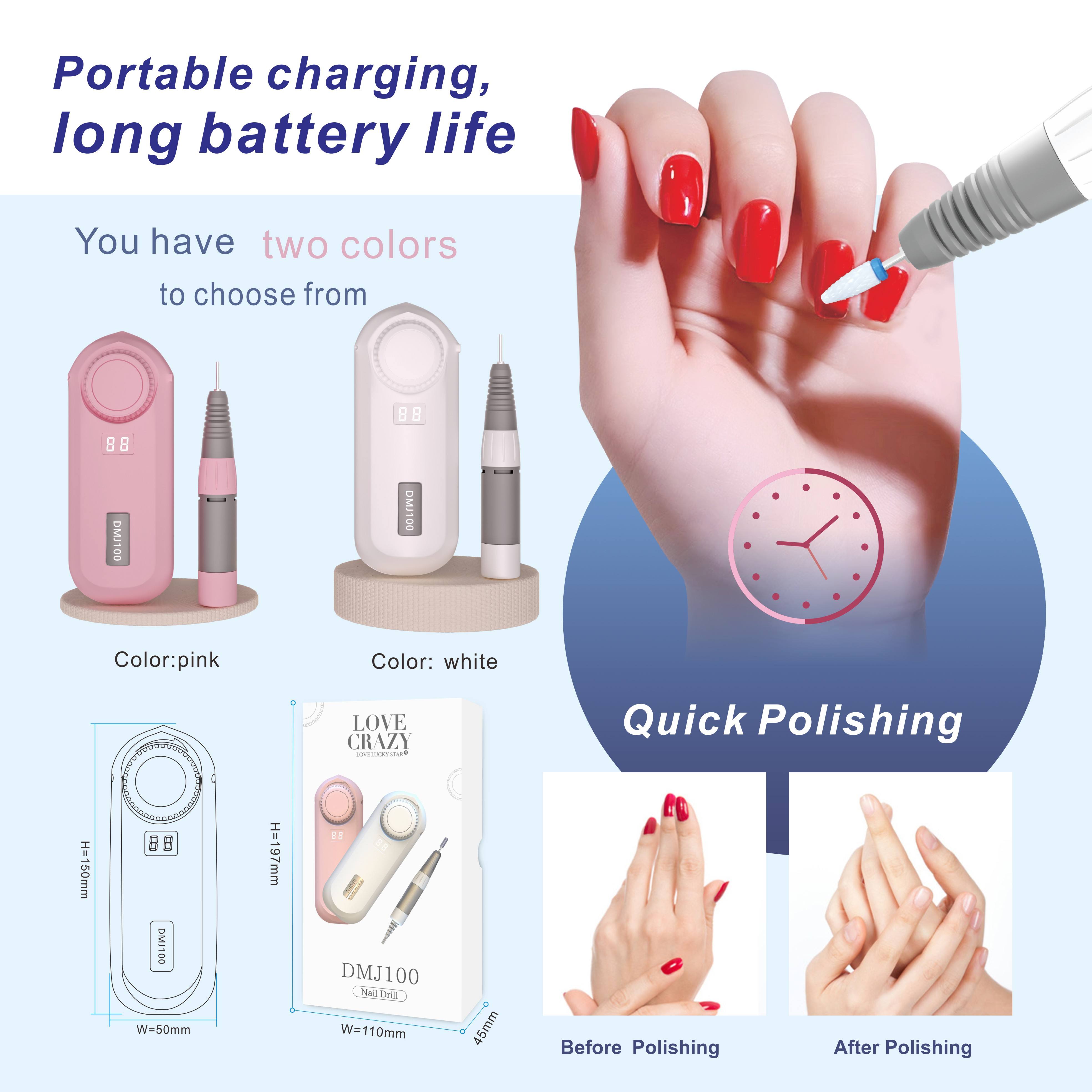 adjustable speed mini nail drill