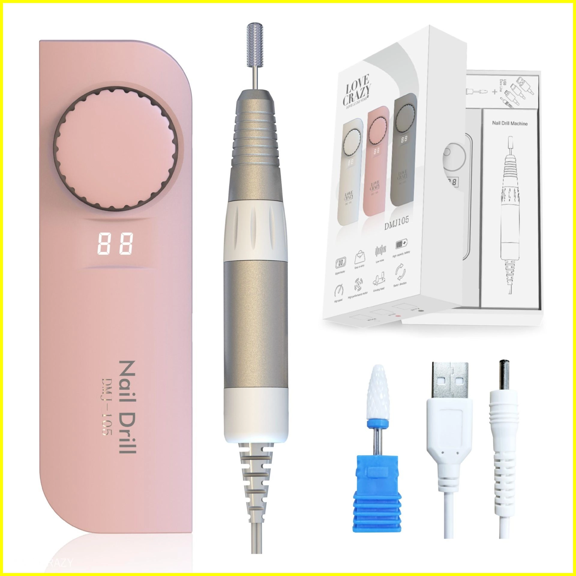 Pink Nail Drill - LOVE CRAZY