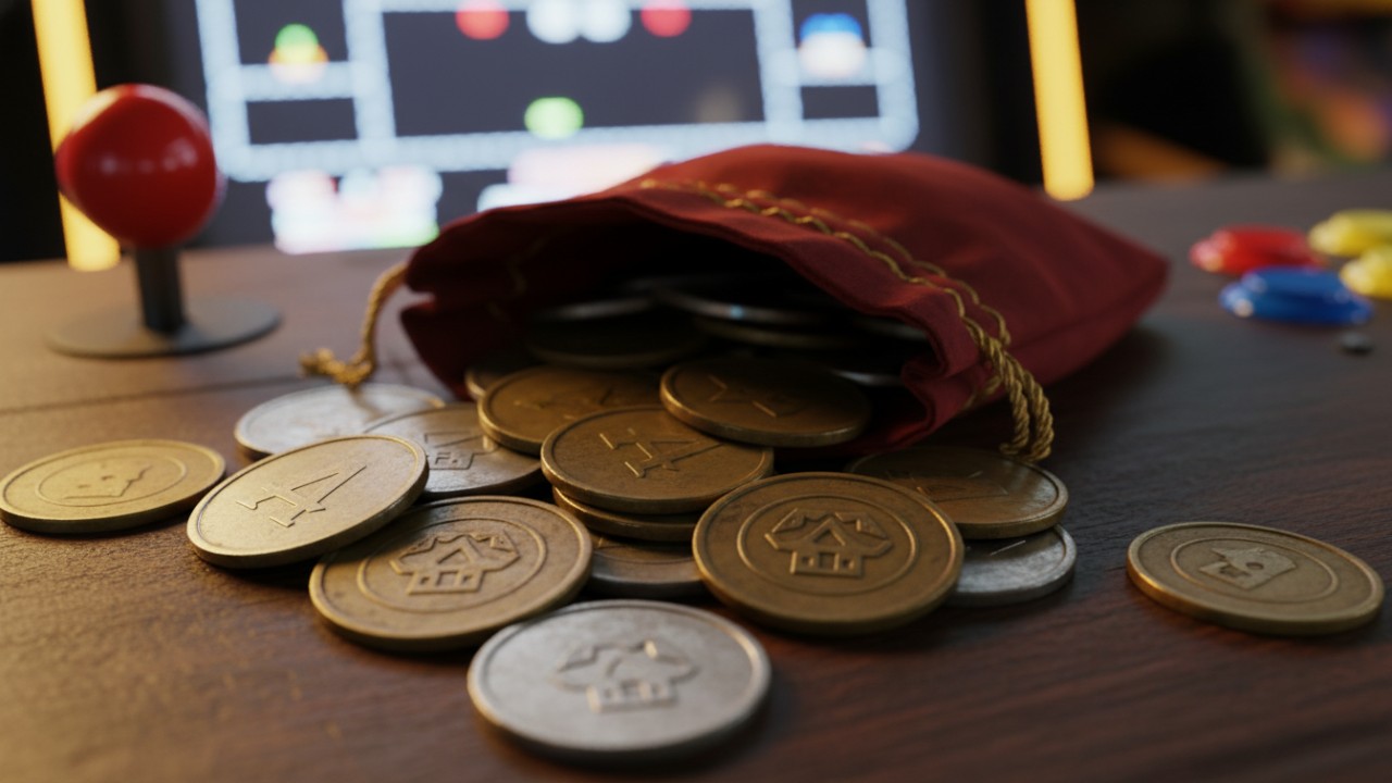 монеты из игрового автомата