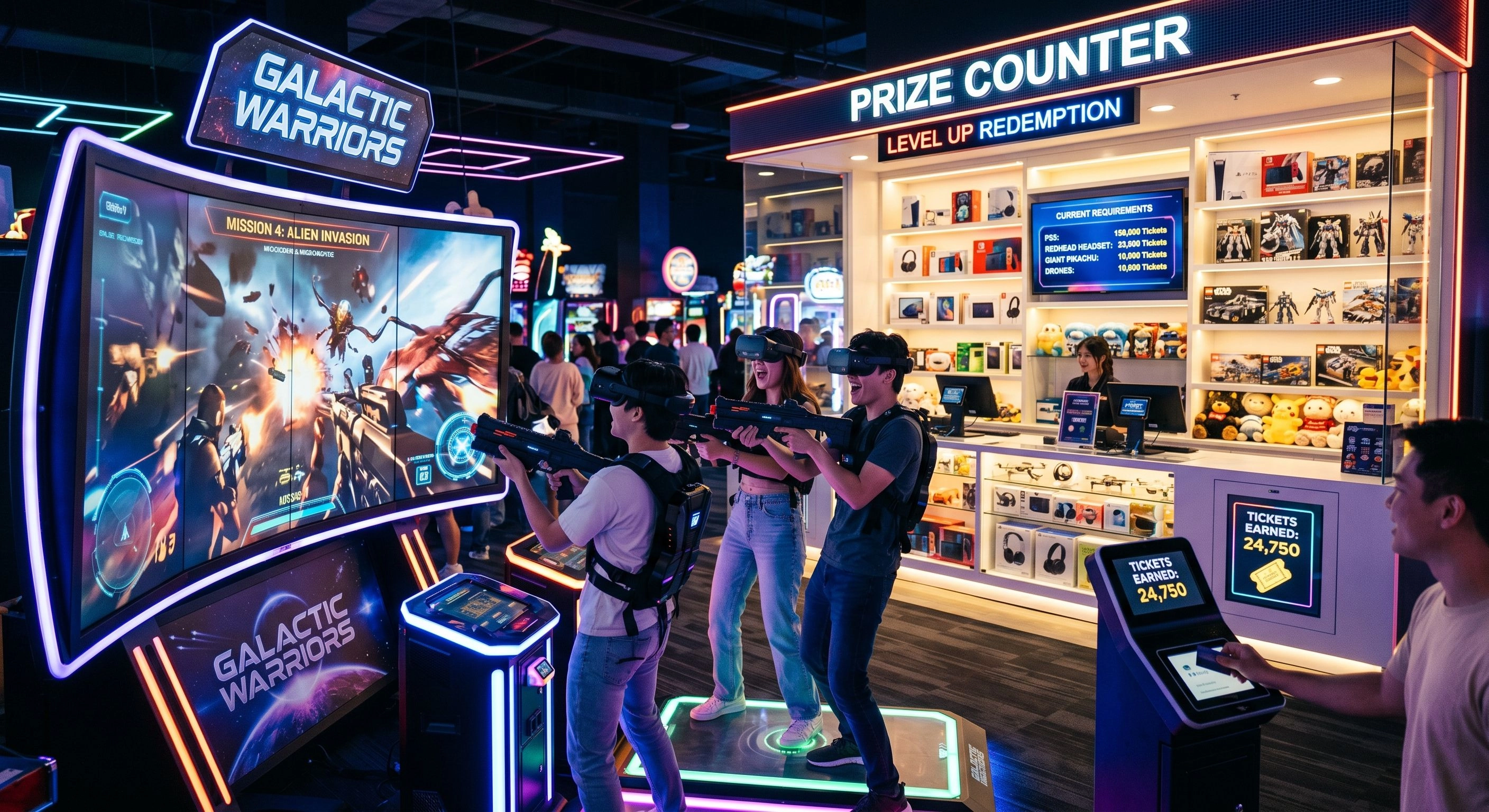 Arcade Prize Management & Shooter Game Integration | JIAMI