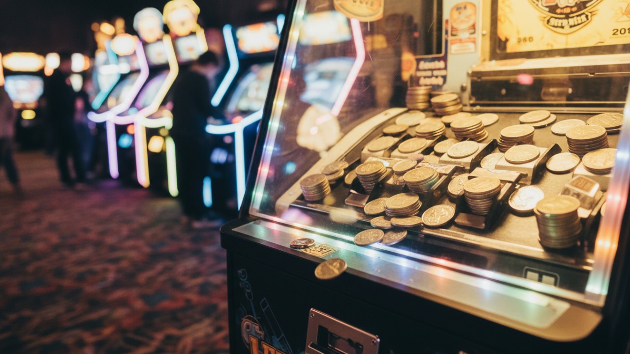 coin machine arcade game