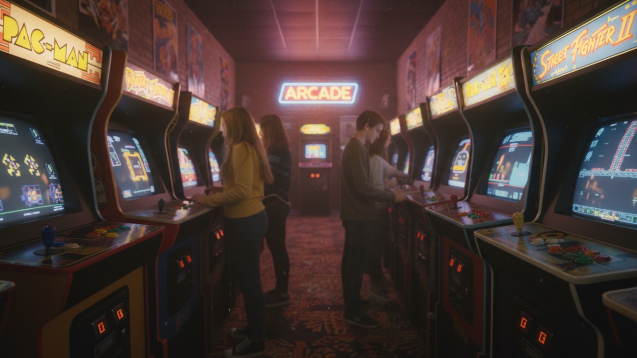 coin operated arcade machines