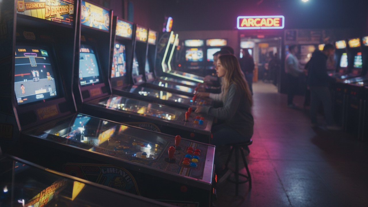coin operated machine arcade