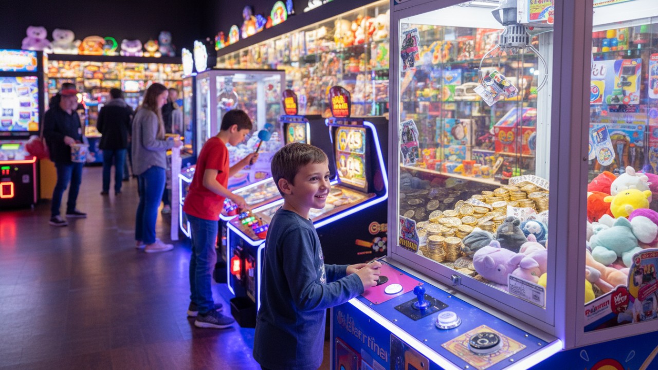 coin operated redemption prize winning games