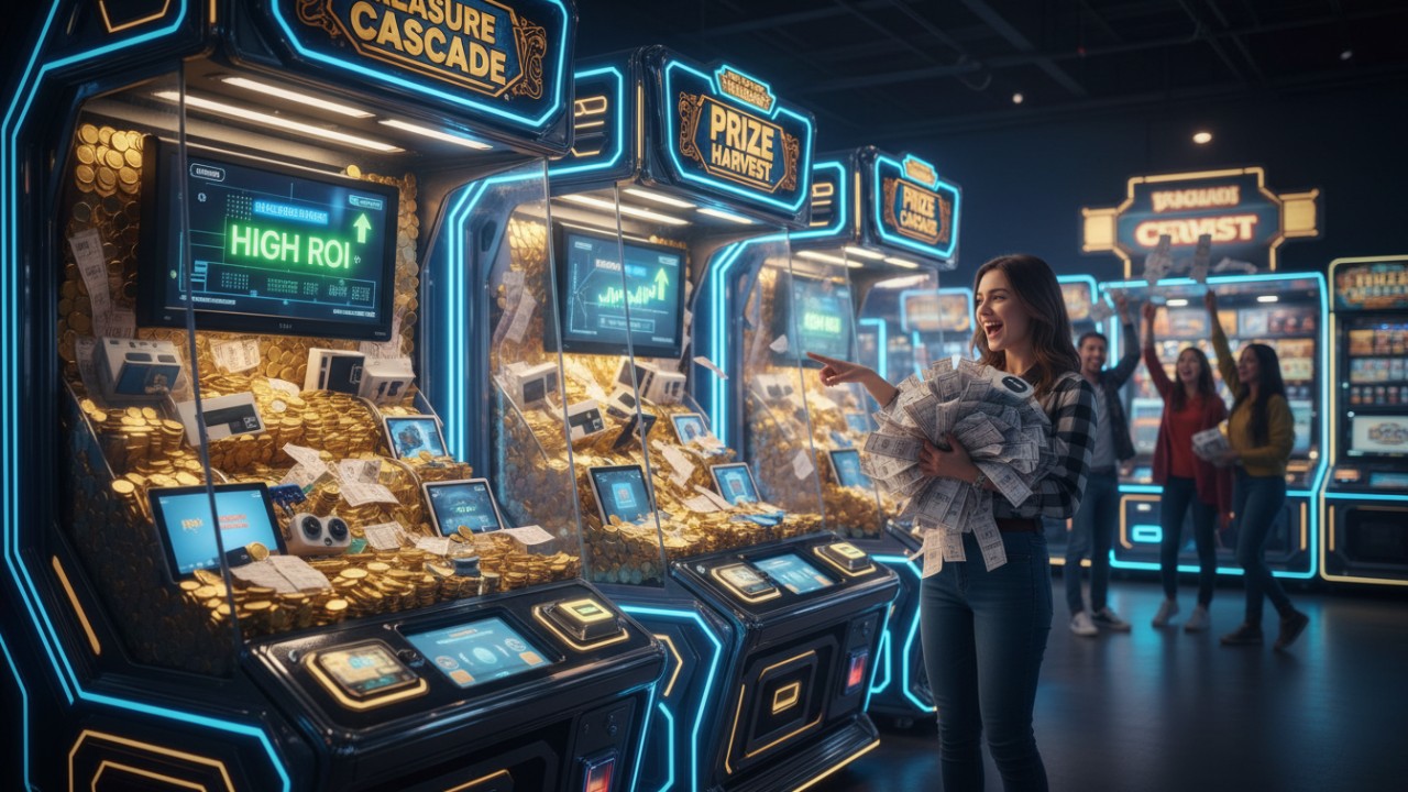 High-ROI redemption game machines