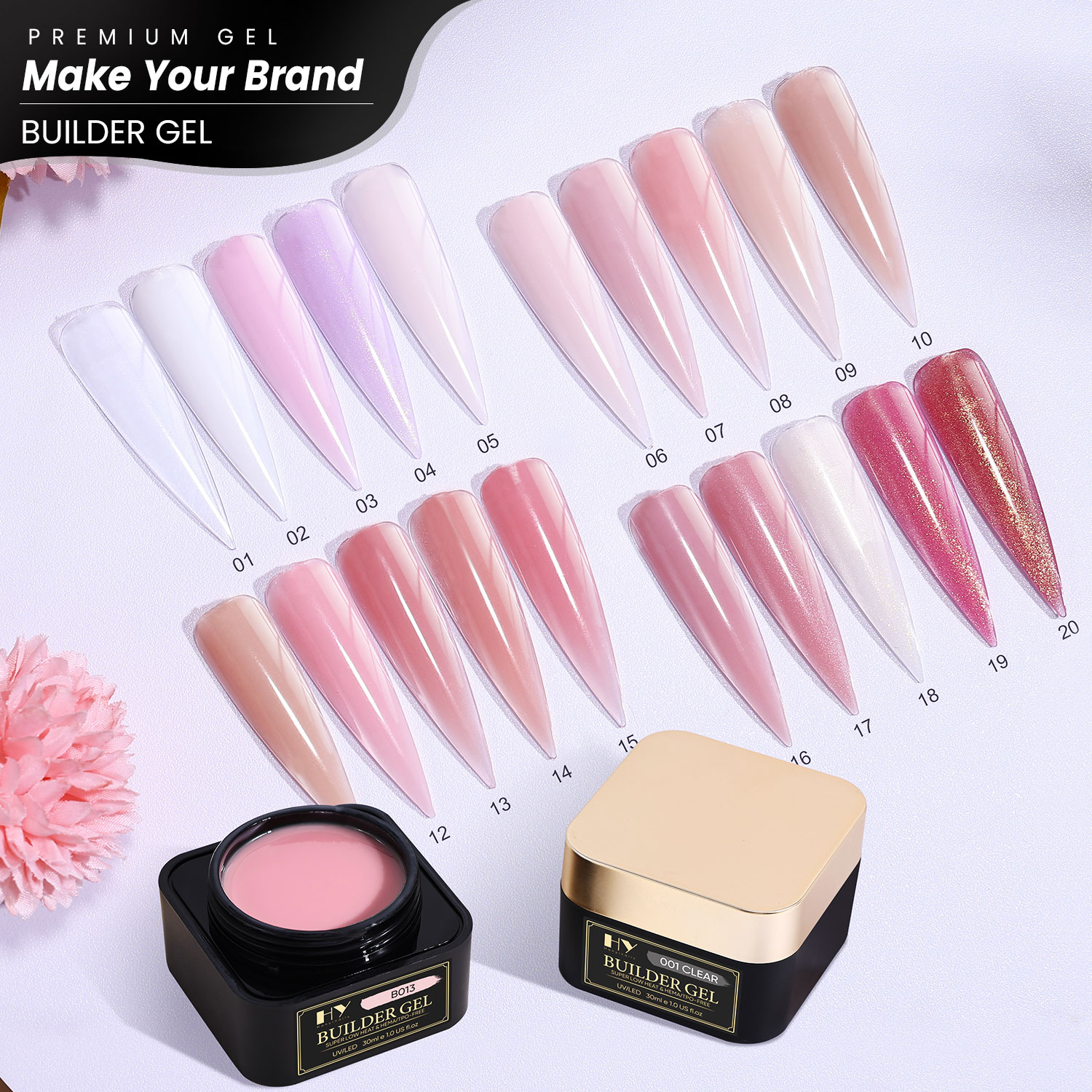 no heat spike builder gel 01