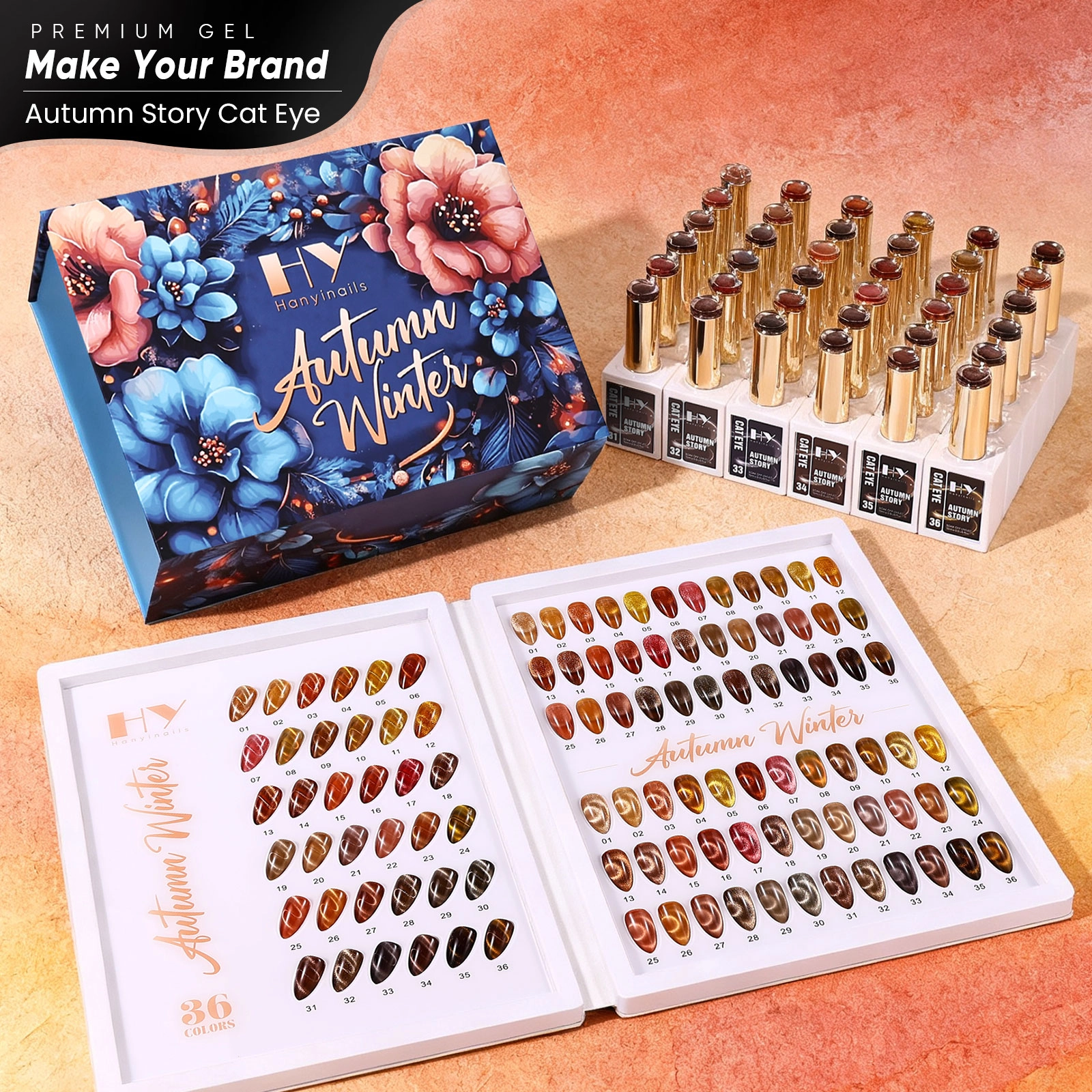 36-Color-Cat-Eye-Set - Hanyinails 01 - Hanyinails