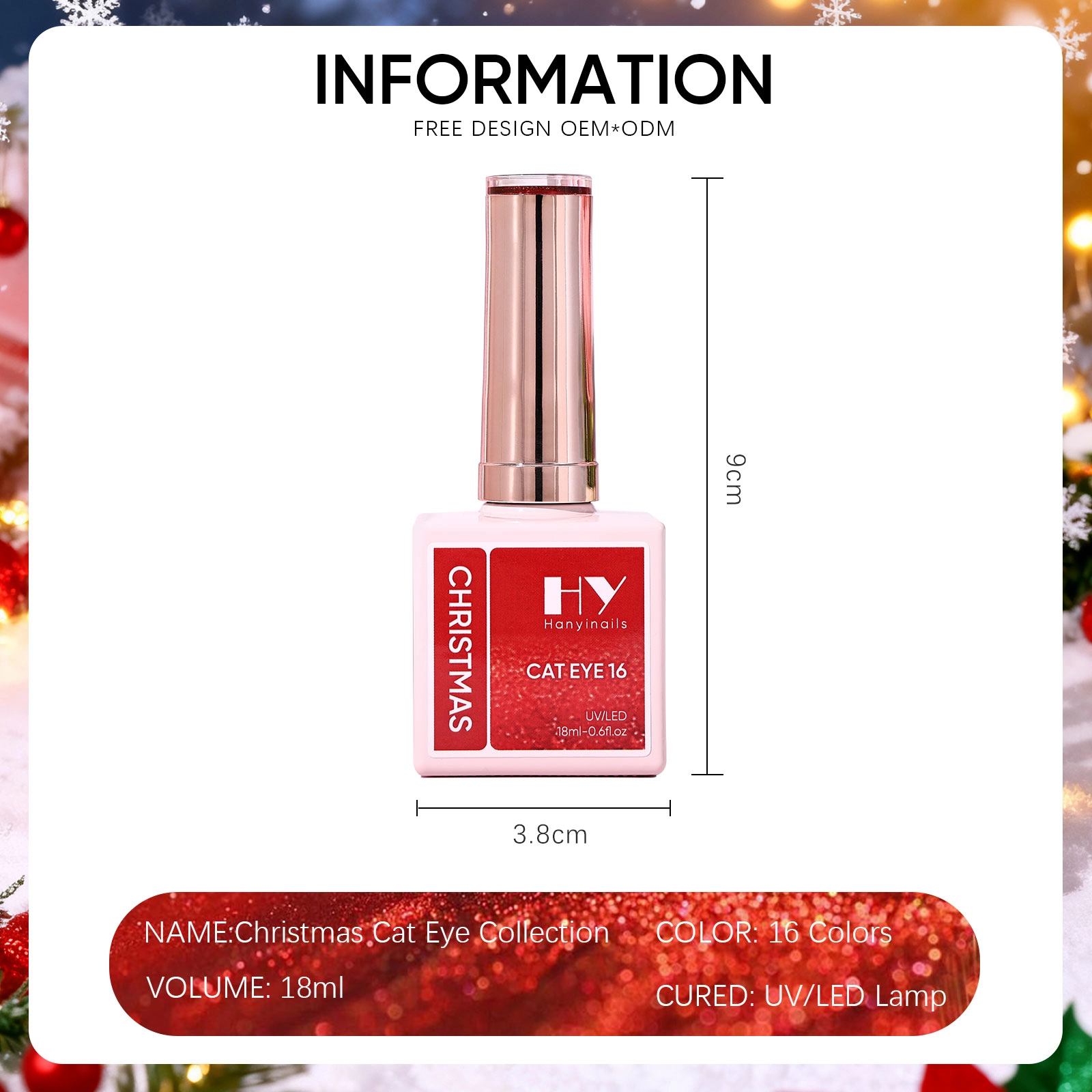 Holiday-Magnetic-Gel-Polish - Hanyinails 02 - Hanyinails