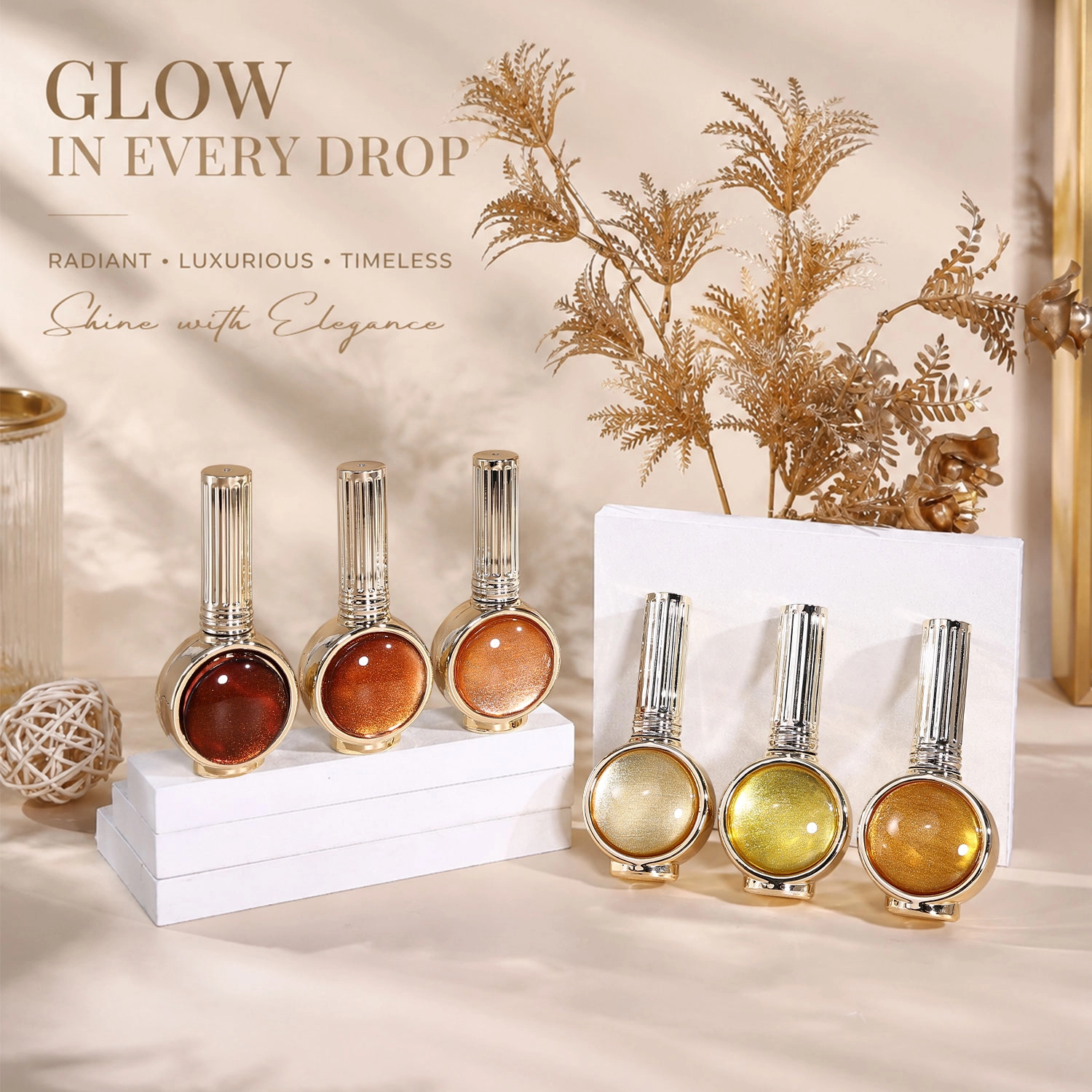 gold light cat eye - Hanyinails