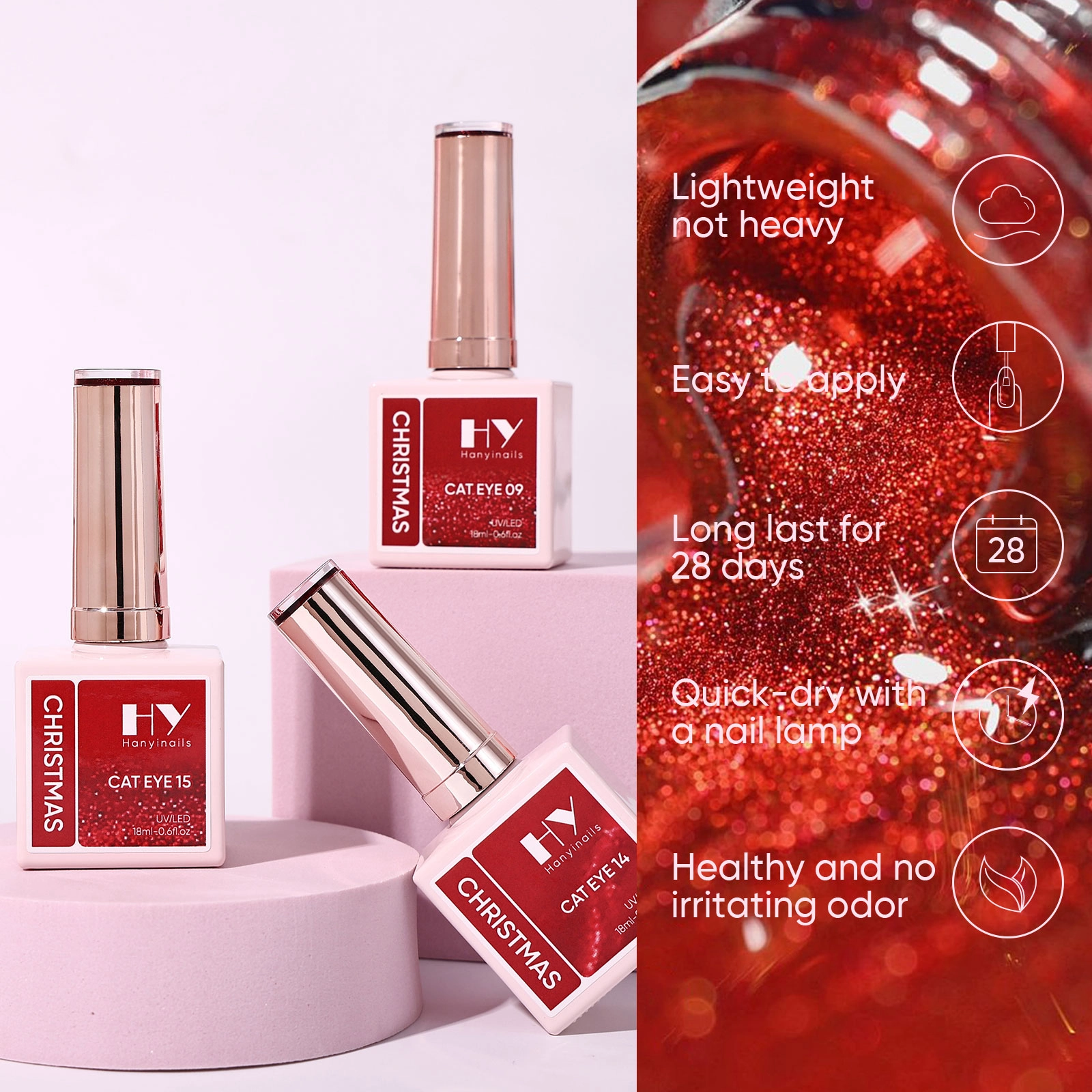 Christmas-cat-eye-gel-16-colors - Hanyinails 05 - Hanyinails