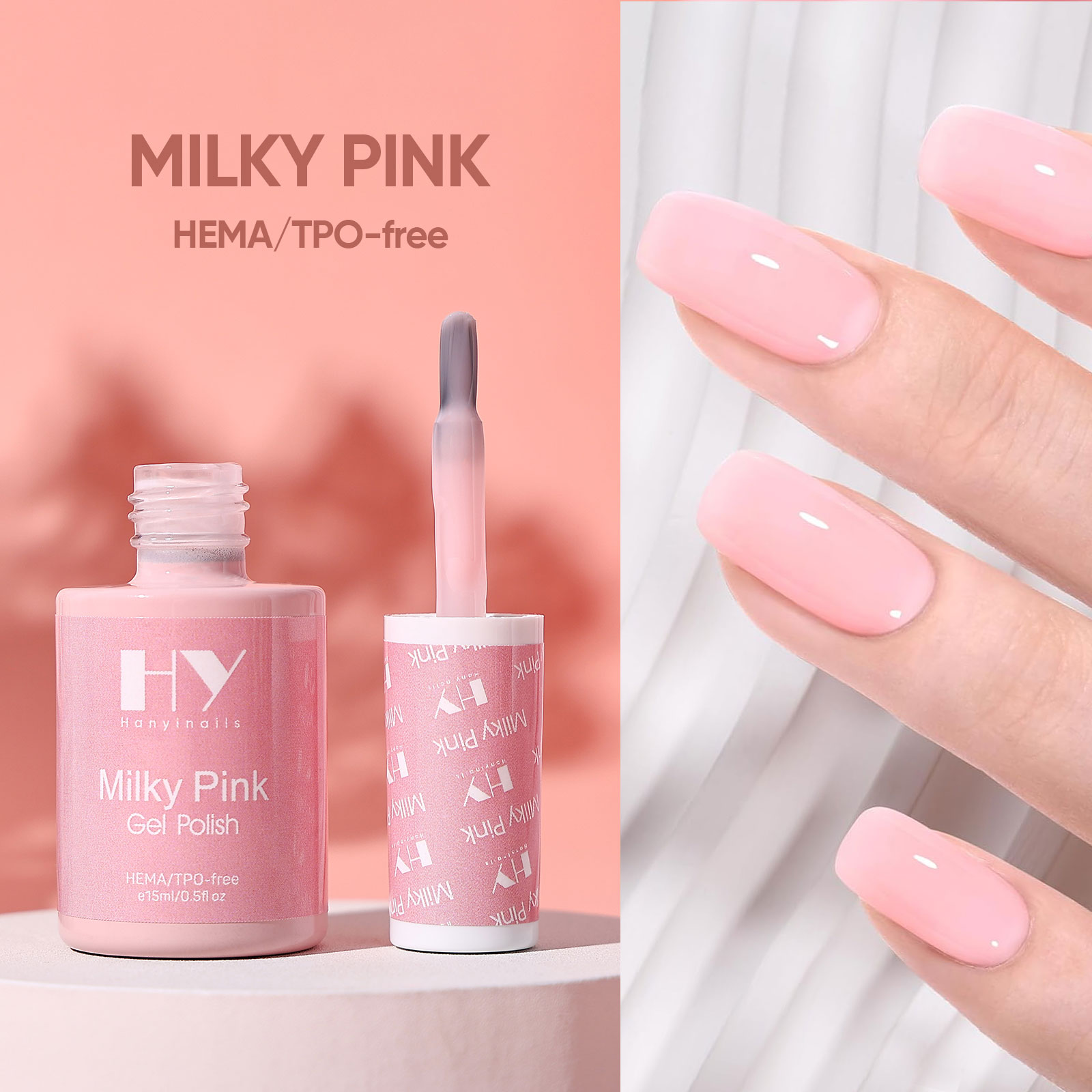 Milky Pink Gel Polish 06
