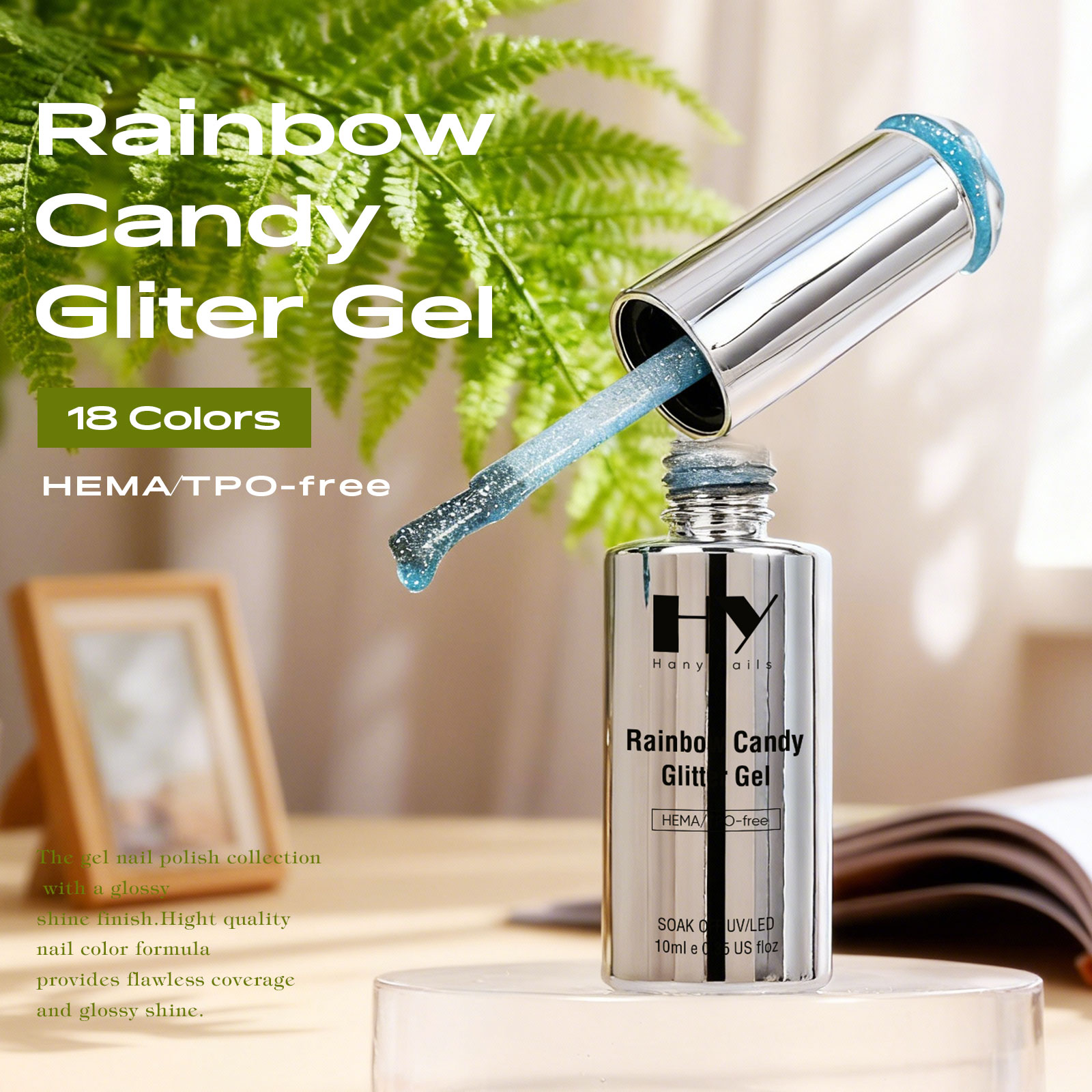 Glitter Gel Polish 10