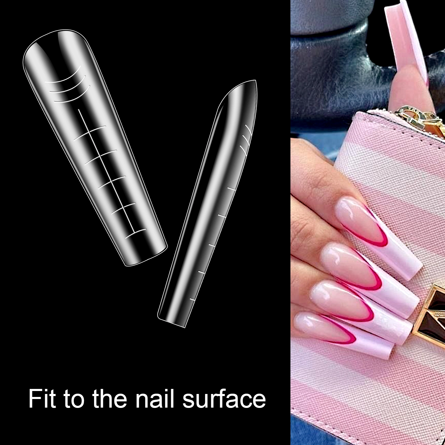 100pcs disposable nail forms - Hanyinails