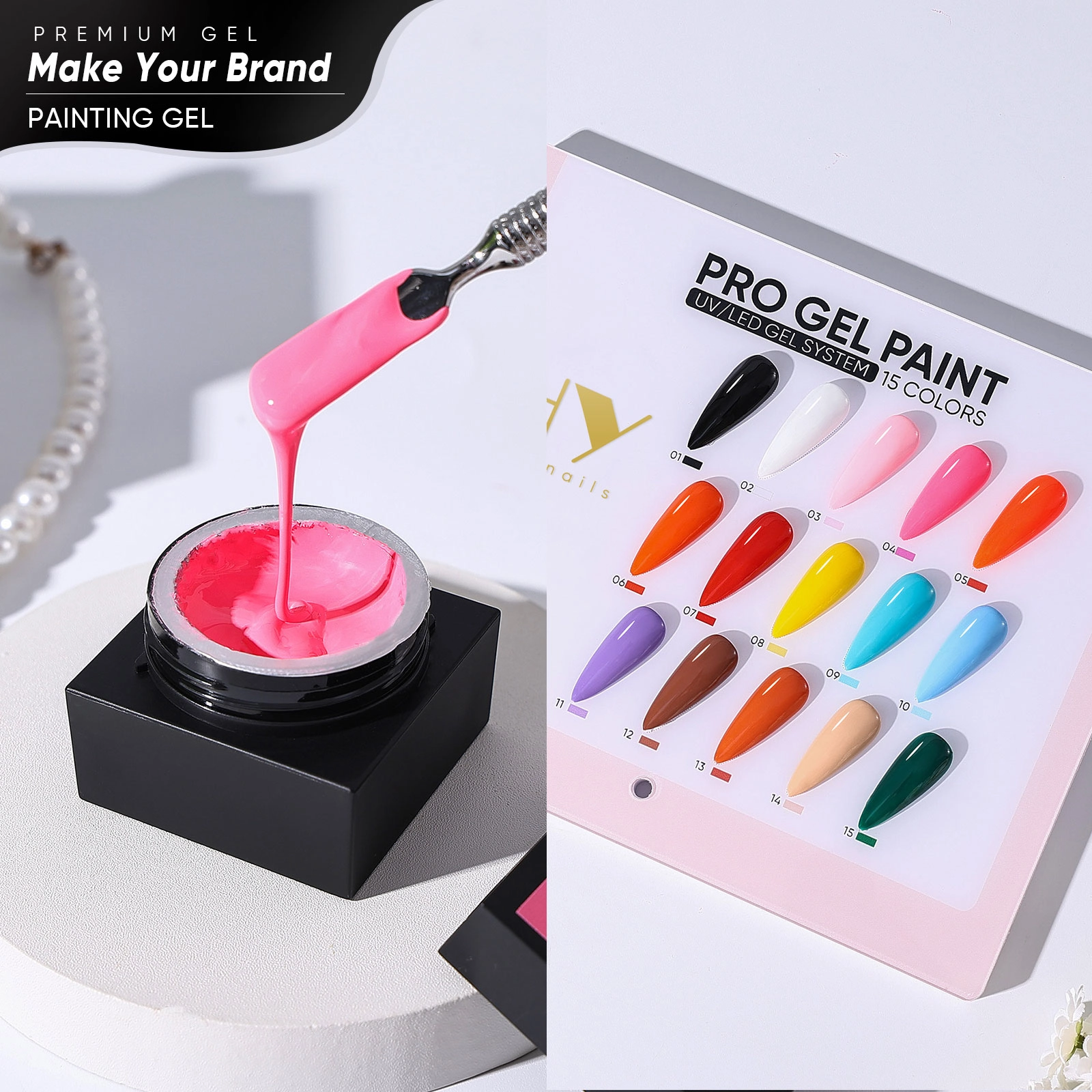 15-colors-painting-gel - Hanyinails 15 colors painting gel - Hanyinails