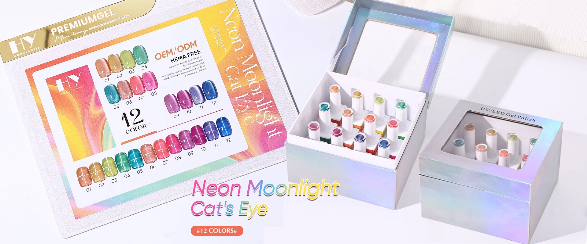 荧光月光猫眼banner - Hanyinails