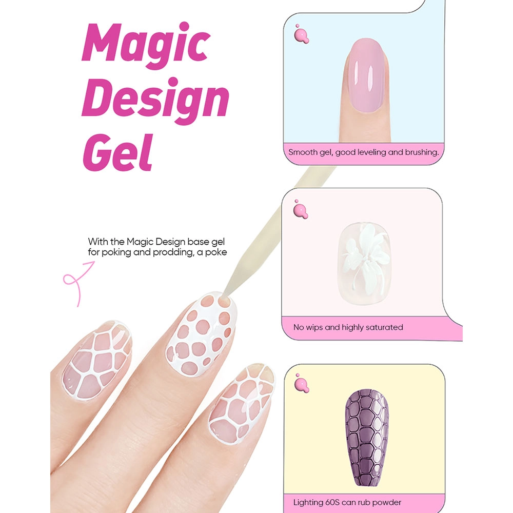 3D-magic-gel - Hanyinails 3D волшебный гель - Hanyinails