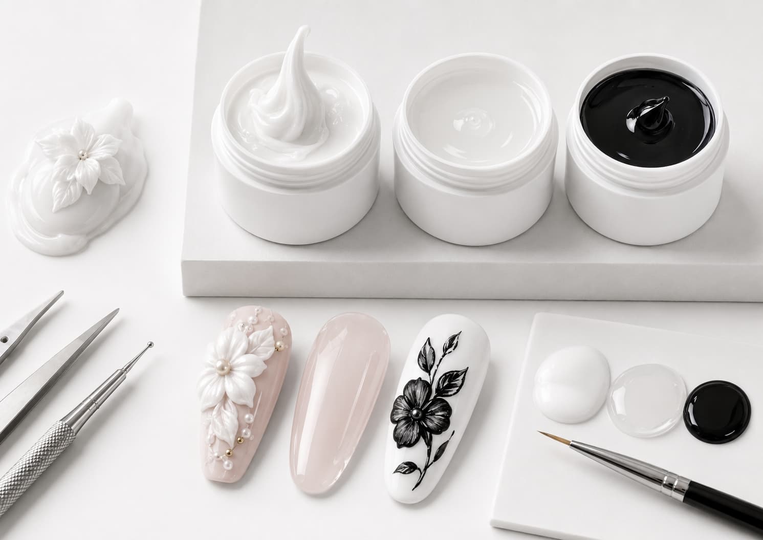 3D sculpting gel vs builder gel comparison