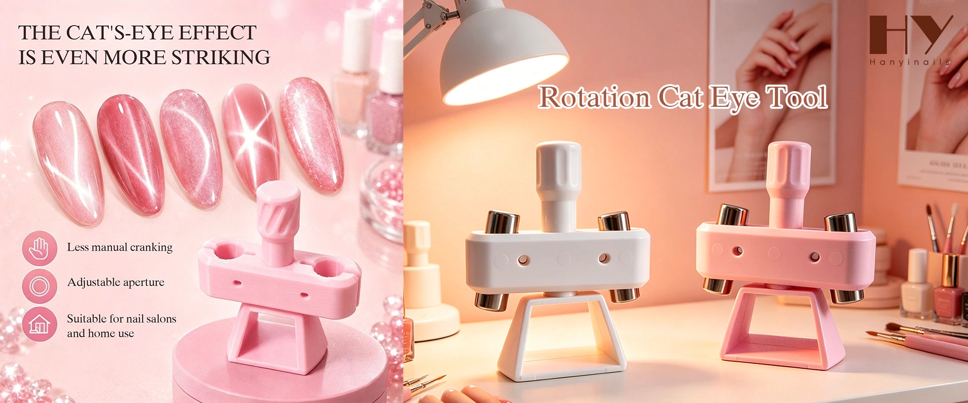 Pastel-Spring-Cat-Eye-banner - Hanyinails